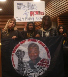 “Be United” – Community members rally for the firing and decertification of officer Bianca Camacho and demand justice for Maurice Williams